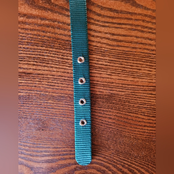 2 /$15  NEW  Hamilton Nylon Dog Collar with metal Buckle Size 18  Dark Green - Picture 5 of 7